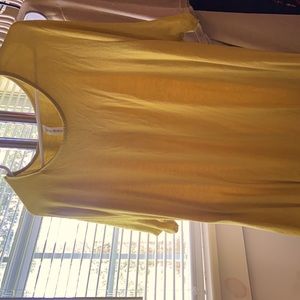 Boutique Yellow T-shirt dress with pockets! 💛
